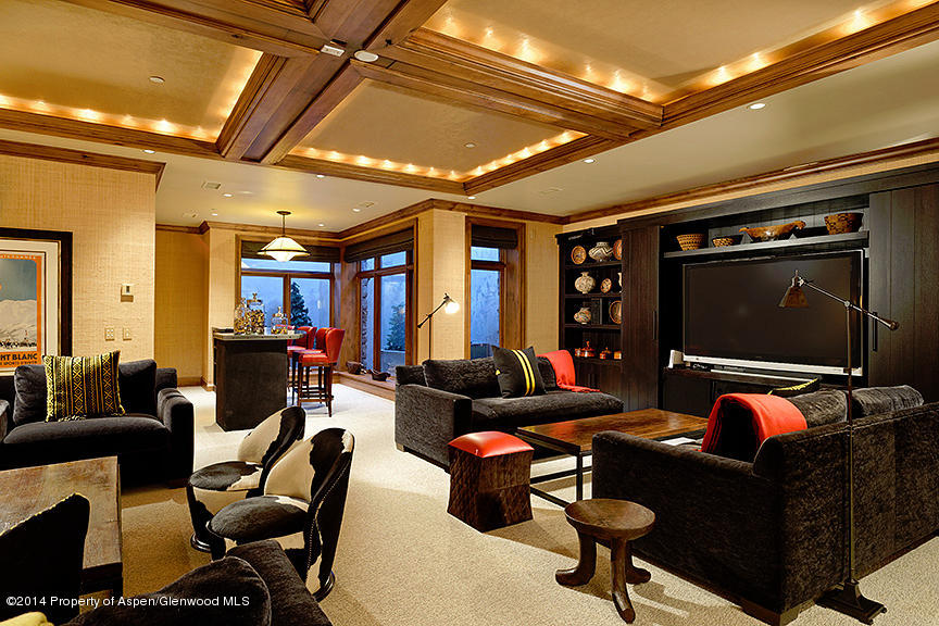 189 Larson Road Aspen, CO 81612 - Photo 7 of 28 a living room with furniture and a flat screen tv