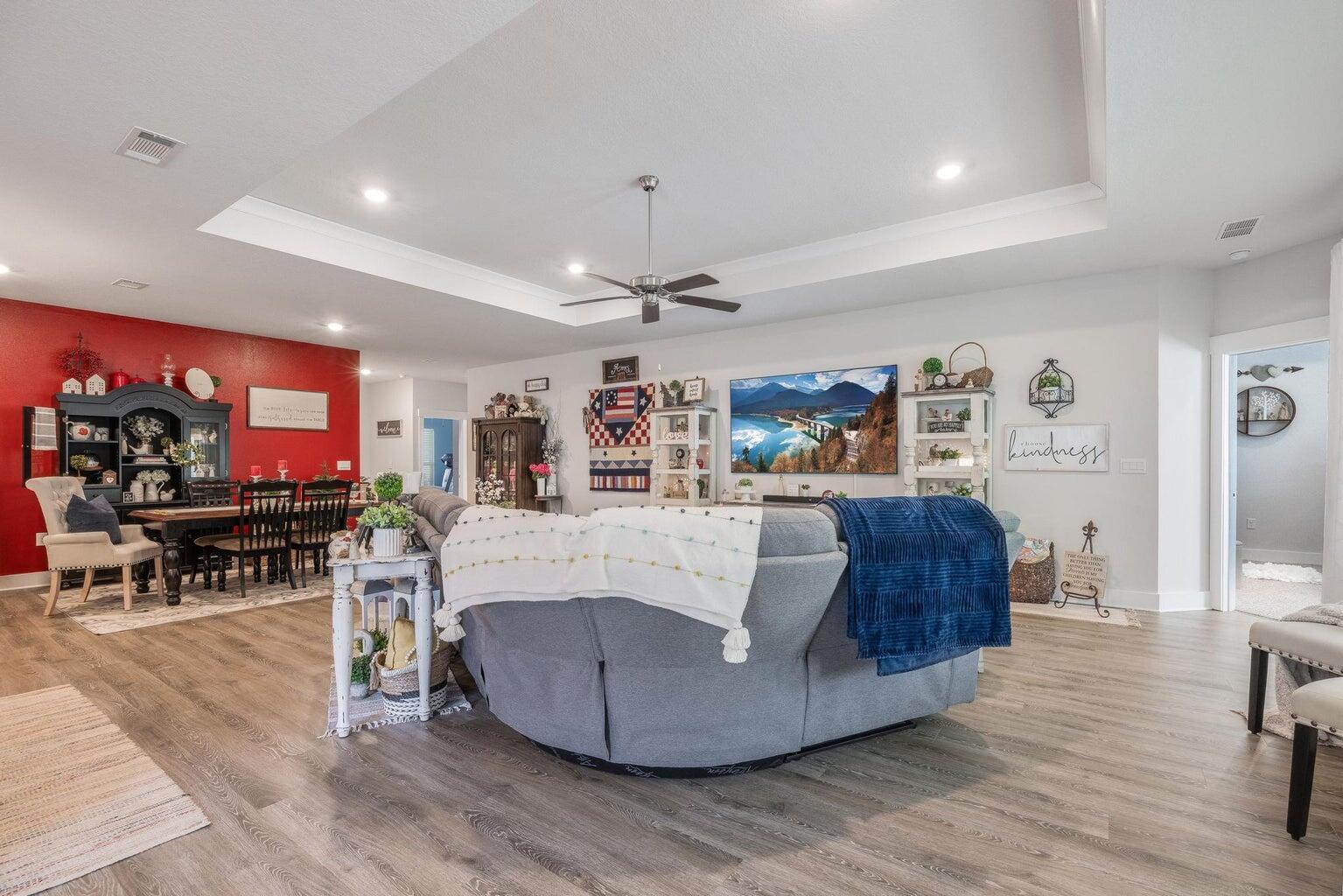 519 Mary Lou Way Crestview, FL 32539 - Photo 9 of 53 a living room with furniture and a flat screen tv