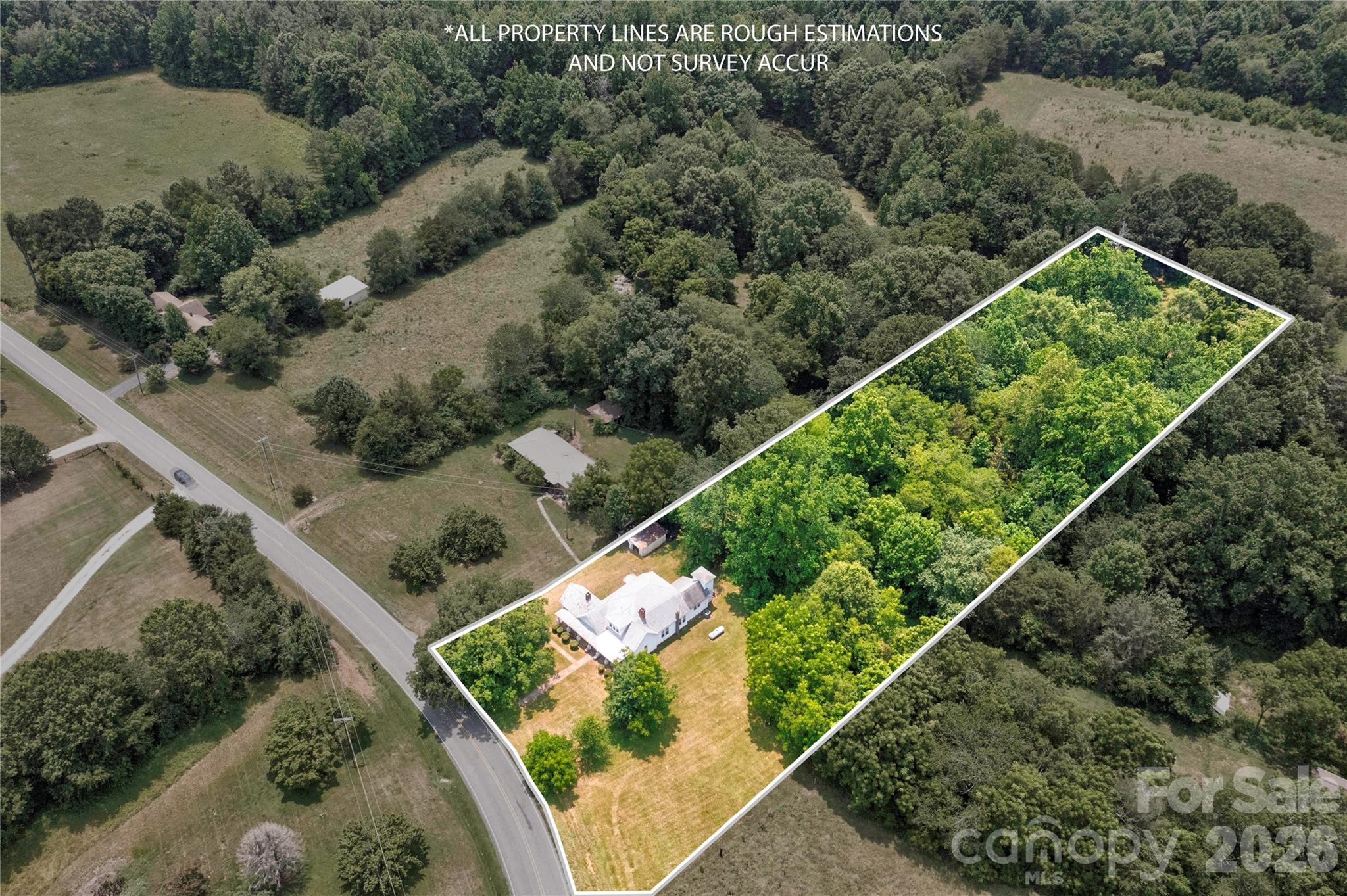 1813 St Marks Church Road Crouse, NC 28033 - Photo 3 of 22 an aerial view of a yard