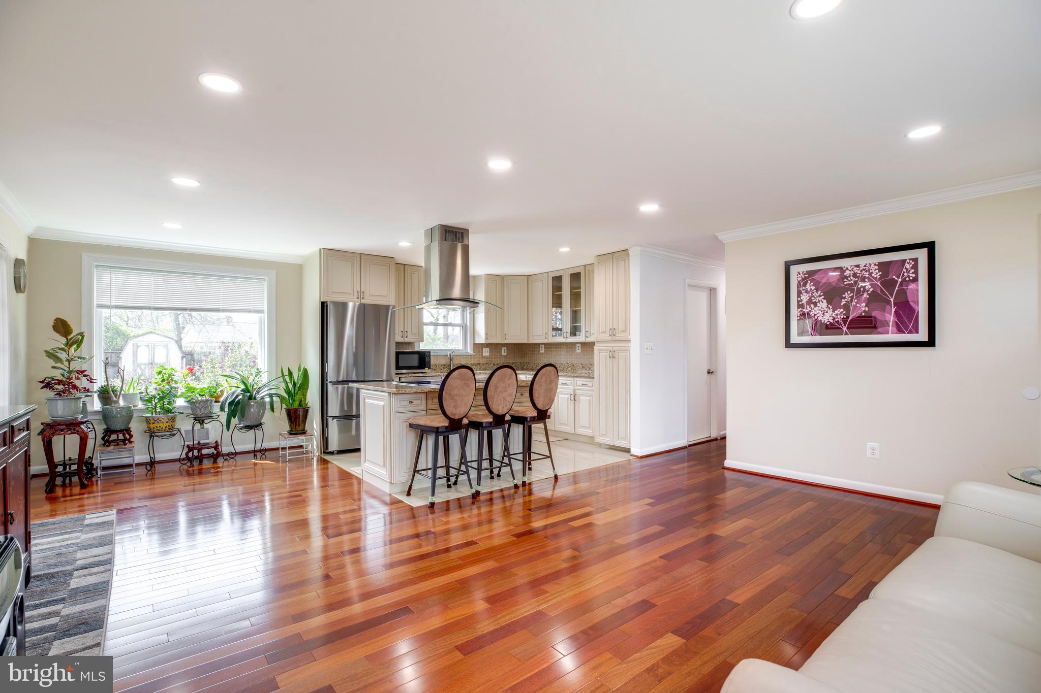 5705 Spruce Drive Clinton, MD 20735 - Photo 6 of 53 LIVING ROOM & KITCHEN