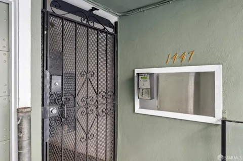 a view of front door