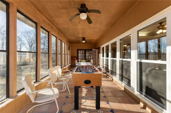 a house with a outdoor space