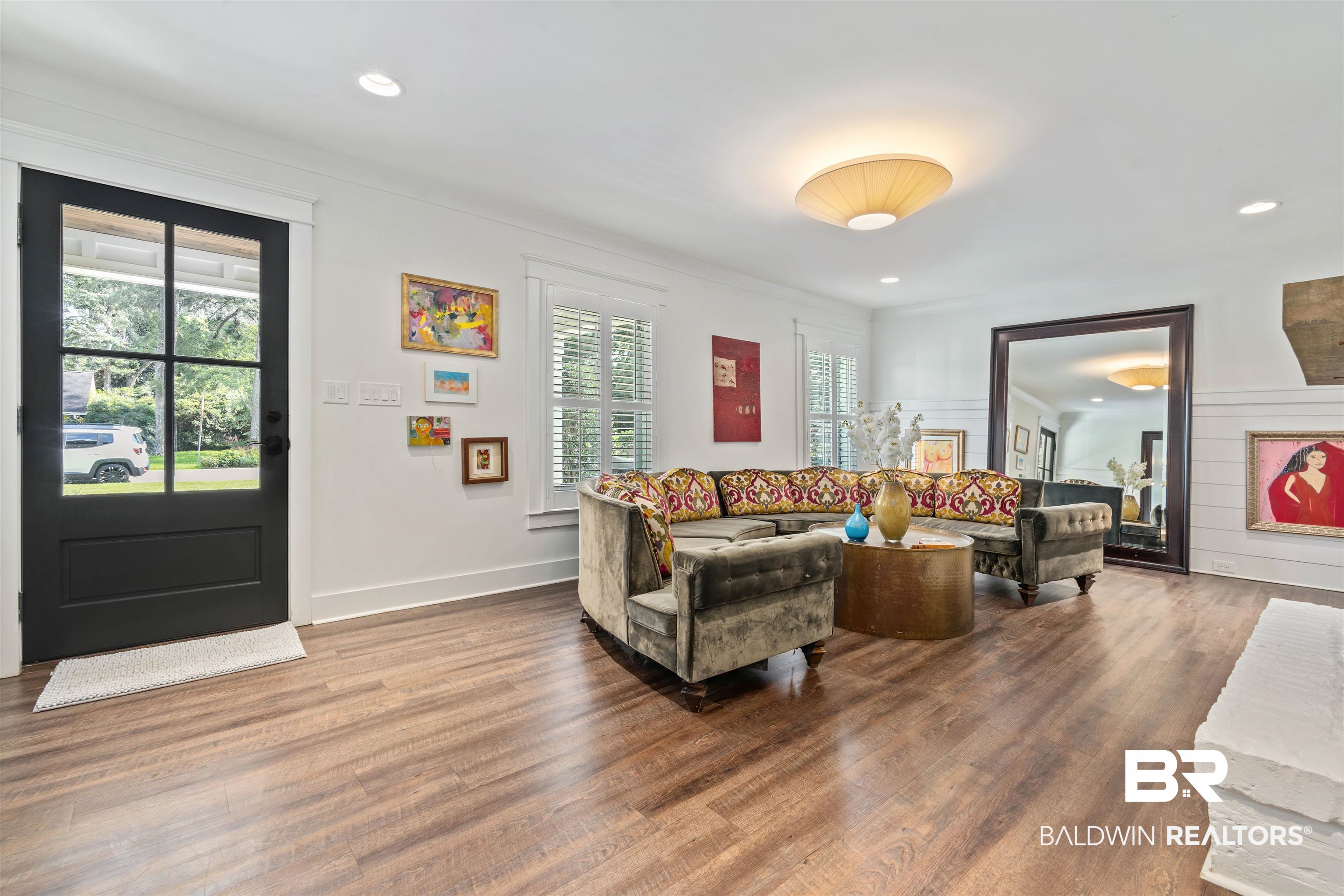3808 Claridge Road North Mobile, AL 36608 - Photo 13 of 43 Living room featuring wood-type flooring