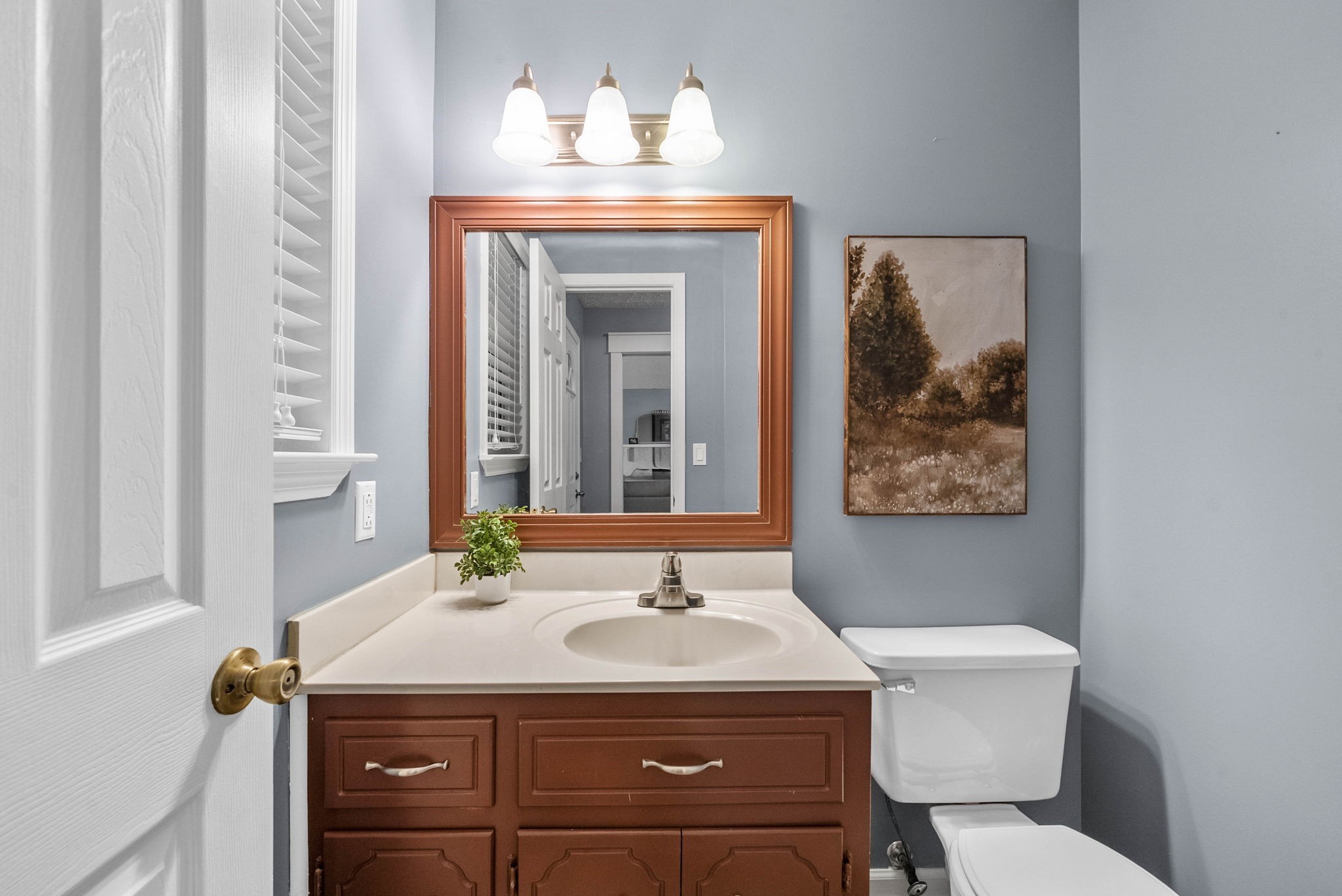 105 Good Hope Cemetery Road Oak Grove, KY 42262 - Photo 15 of 33 a bathroom with a sink and a toilet