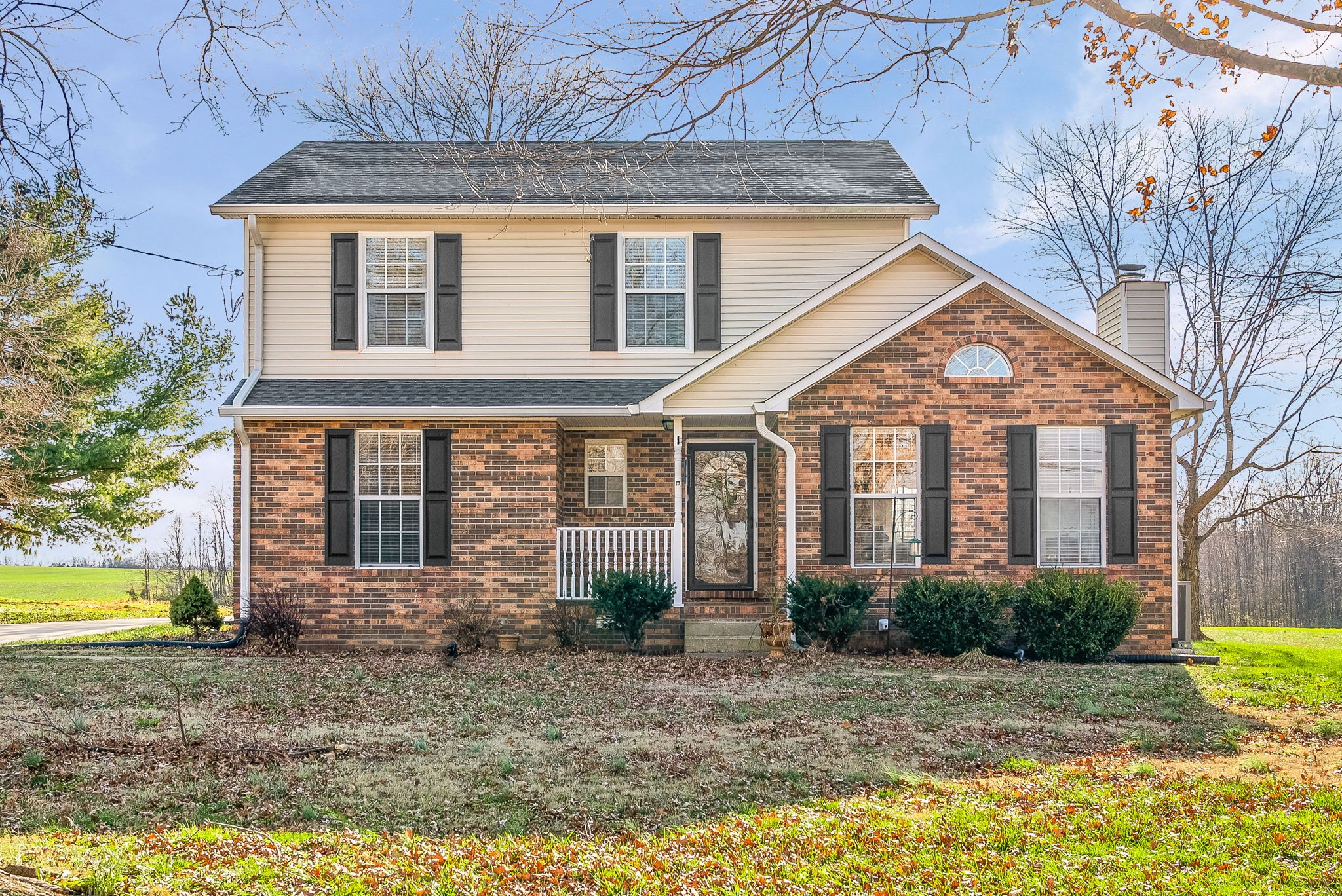 105 Good Hope Cemetery Road Oak Grove, KY 42262 - Photo 2 of 33 a front view of a house with garden
