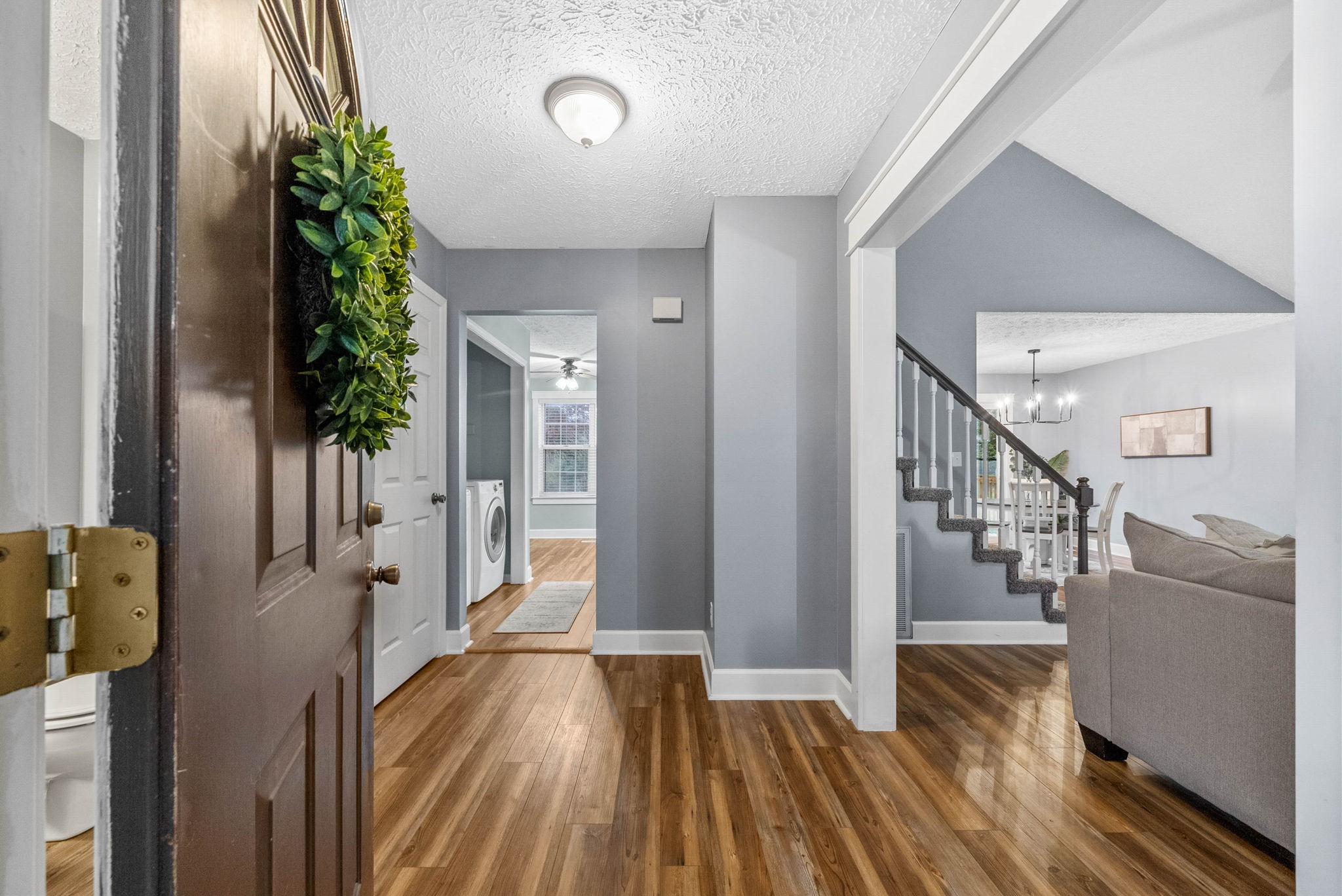 105 Good Hope Cemetery Road Oak Grove, KY 42262 - Photo 4 of 33 a view of entryway with wooden floor