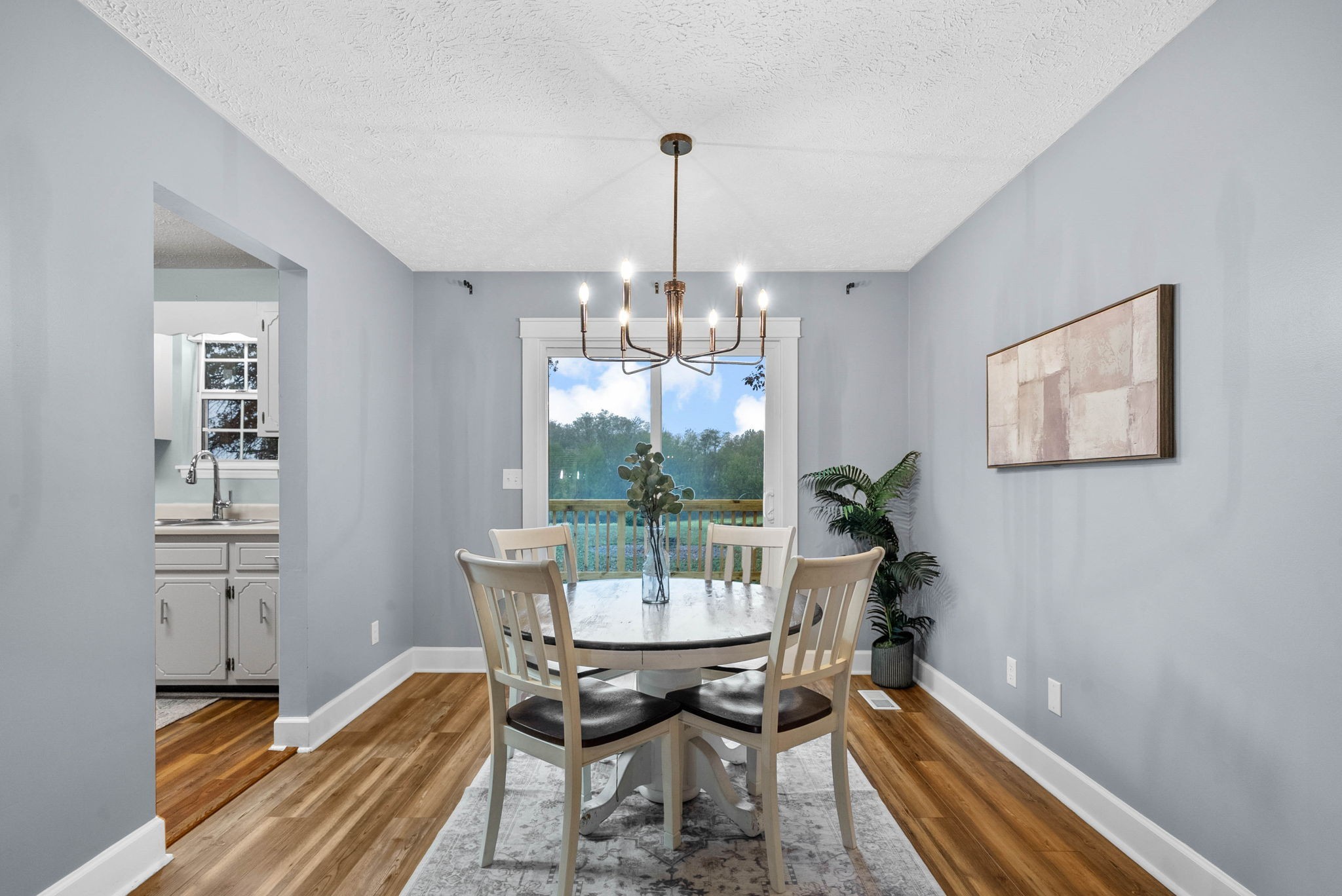 105 Good Hope Cemetery Road Oak Grove, KY 42262 - Photo 8 of 33 a view of a dining room with furniture window and outside view