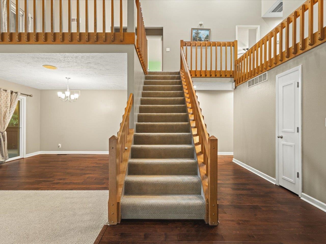 9104 East Weber Road Ridott, IL 61067 - Photo 1 of 96 a view of entryway and hall with wooden floor