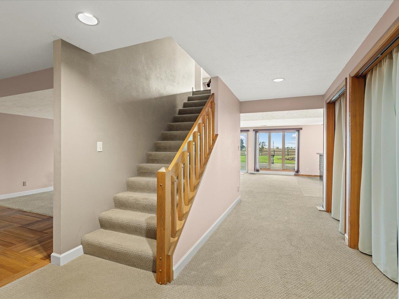 9104 East Weber Road Ridott, IL 61067 - Photo 37 of 96 a view of entryway and hall with wooden floor