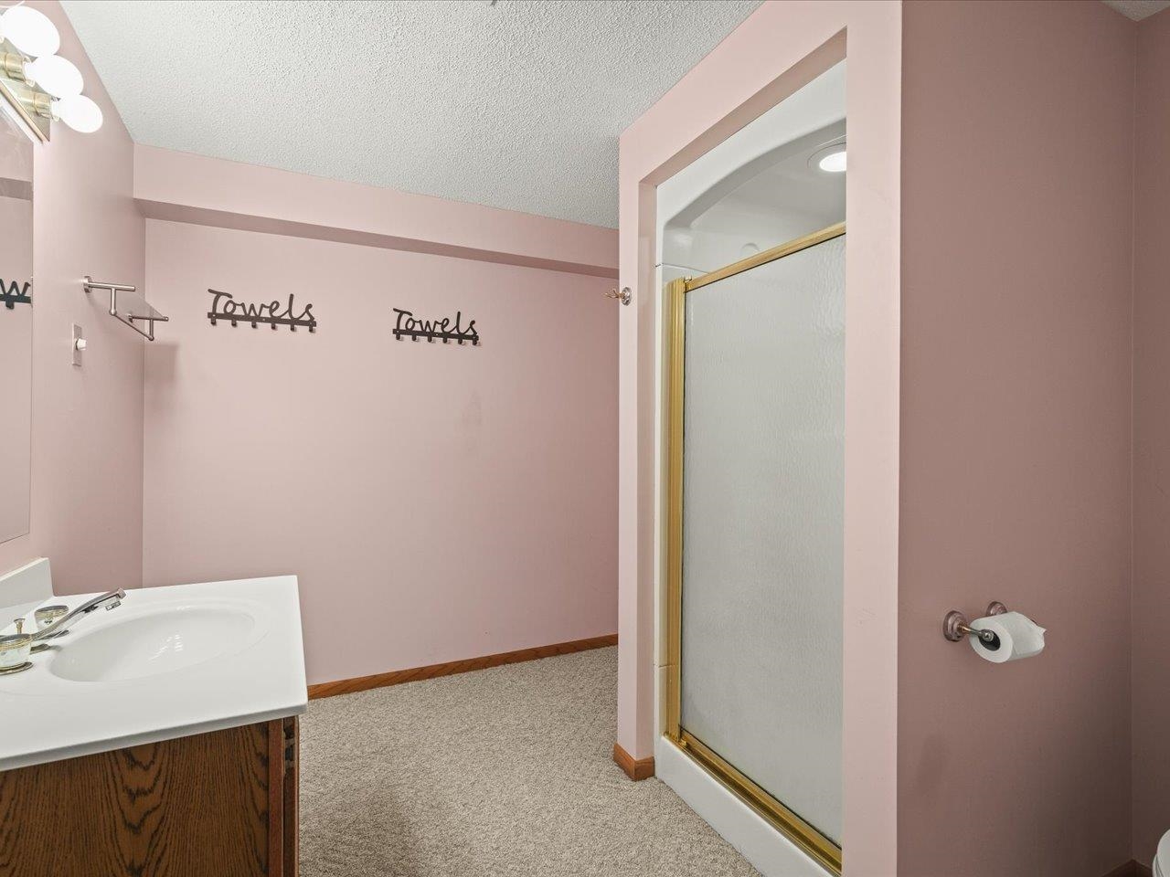 9104 East Weber Road Ridott, IL 61067 - Photo 47 of 96 a view of a bathroom with a sink