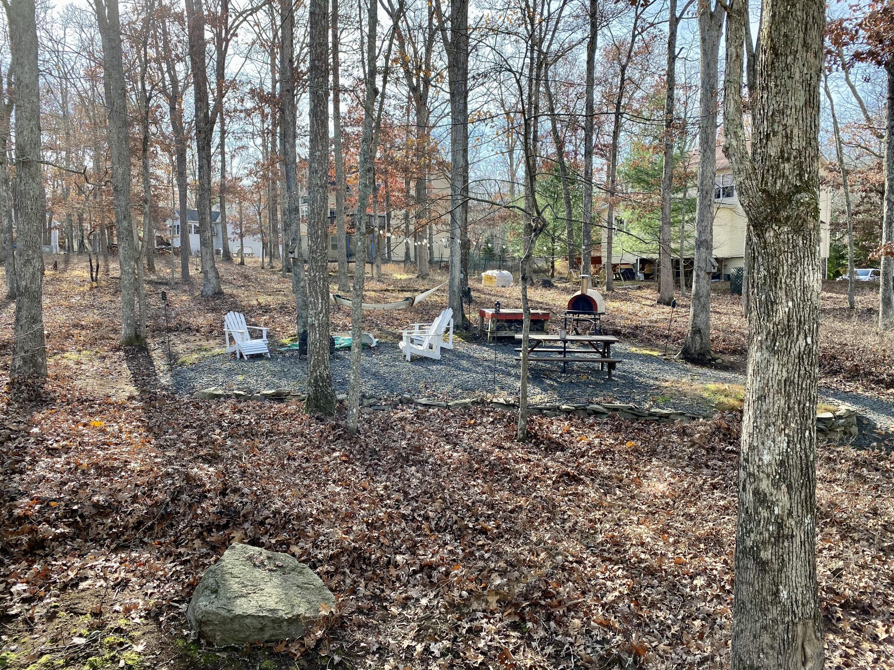 136 Maple Leaf Road Lackawaxen, PA 18435 - Photo 45 of 47 Back woods Patio