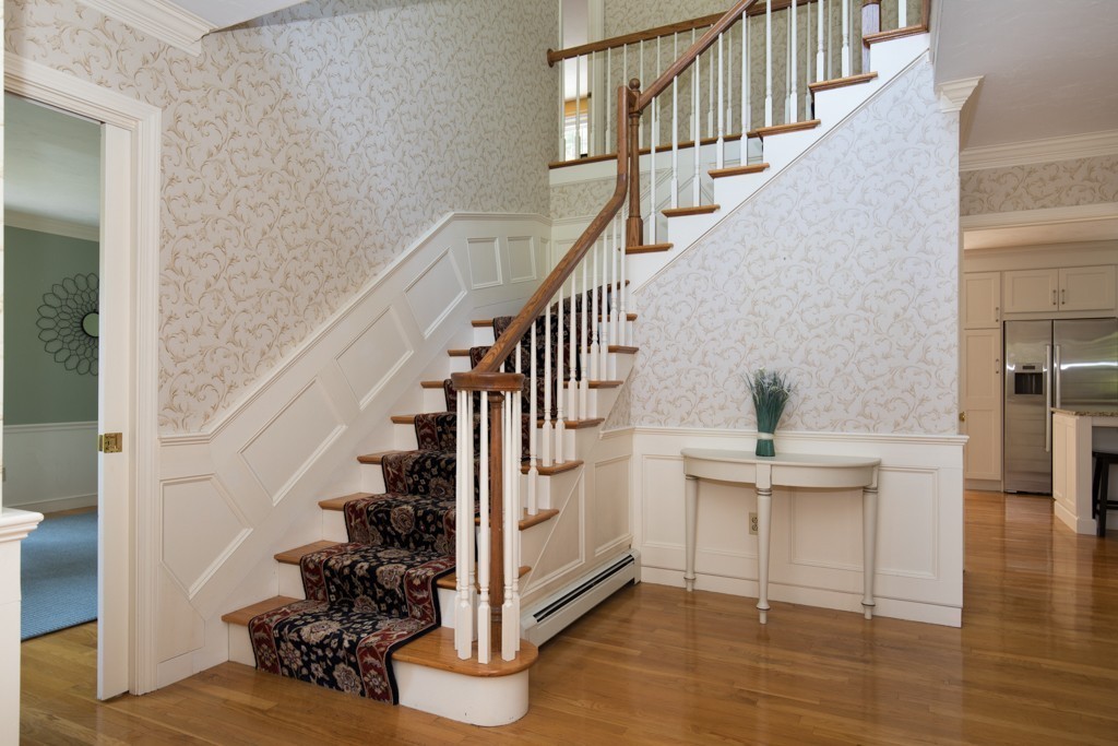 6 Leclair Drive Hingham, MA 02043 - Photo 11 of 26 a view of entryway and hall with wooden floor
