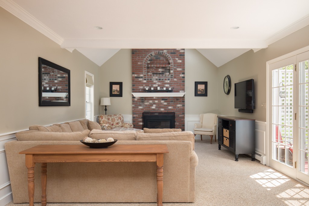 6 Leclair Drive Hingham, MA 02043 - Photo 8 of 26 a living room with fireplace furniture and a window