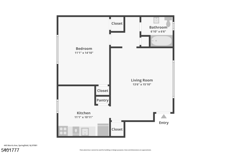 445 Morris Avenue, Unit D11 Springfield, NJ 07081 - Photo 16 of 16 a picture of a wall with a white wall and a picture