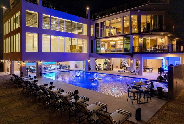 a view of a cafe with sitting area