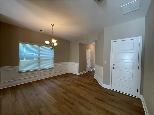 wooden floor in an empty room