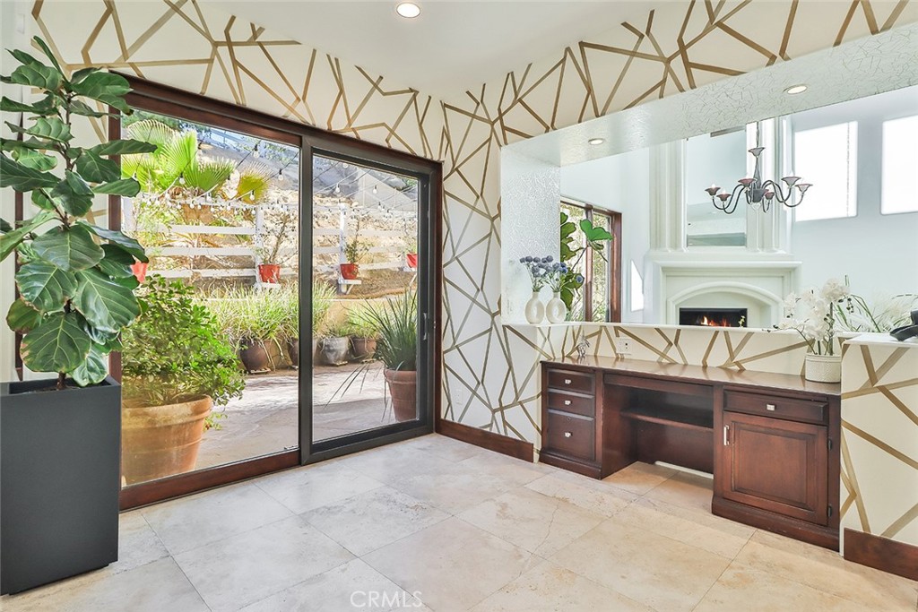 10 Sage Lane Bell Canyon, CA 91307 - Photo 9 of 65 Back patio/work desk off living room