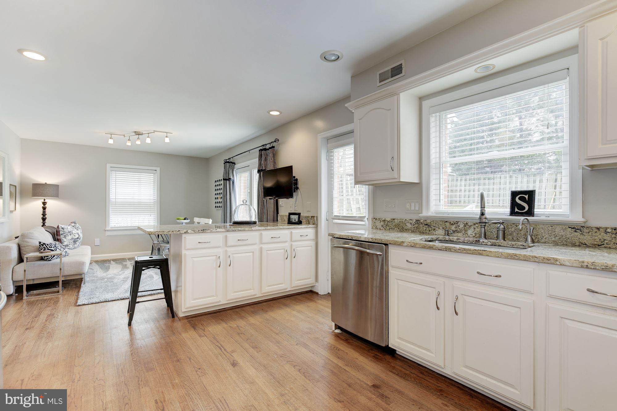 4510 Chestnut Street Bethesda, MD 20814 - Photo 8 of 26 Kitchen overlooking family/dining room