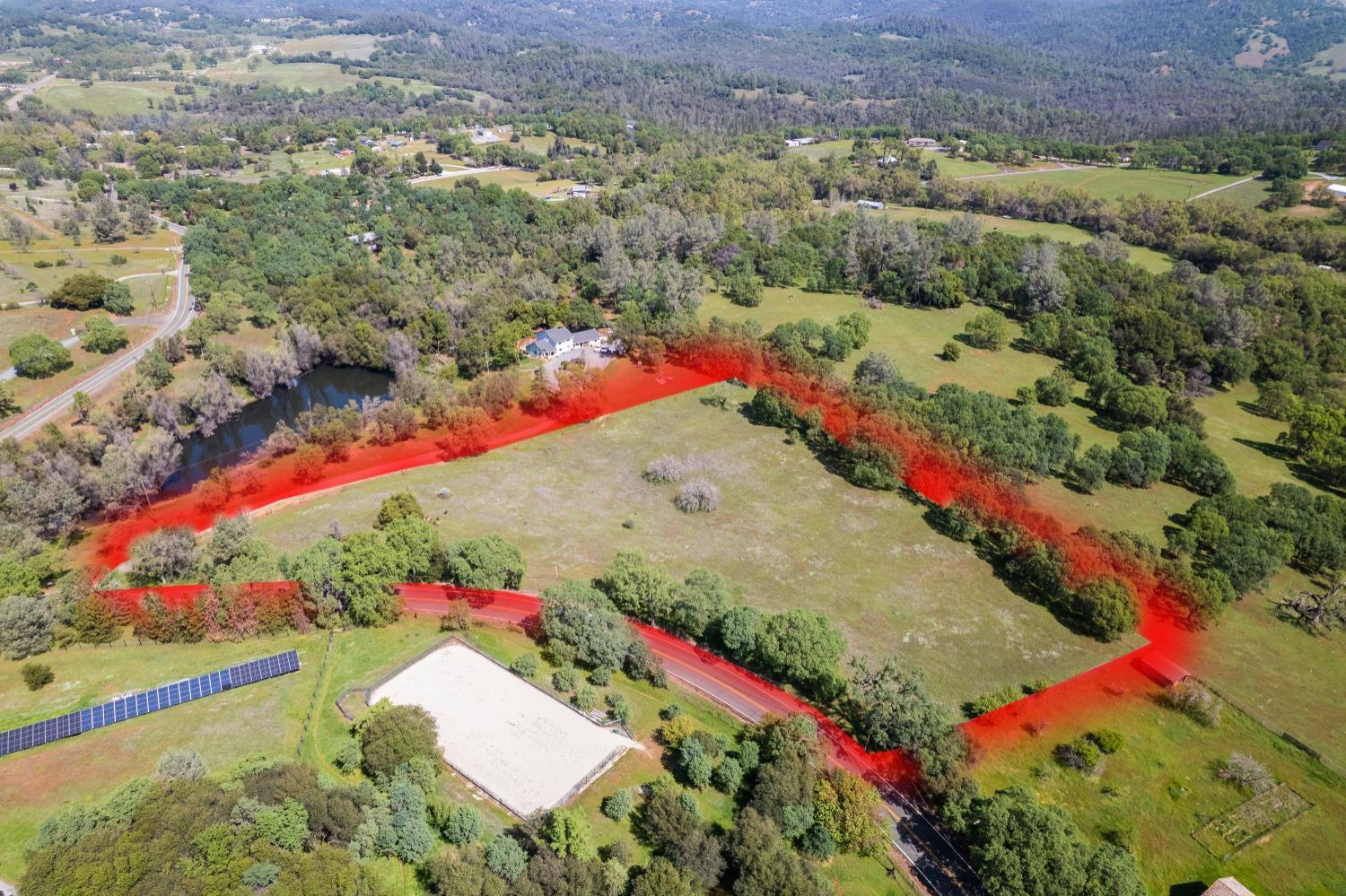 4915 Salmon Falls Road Pilot Hill, CA 95664 - Photo 8 of 12 an aerial view of a house