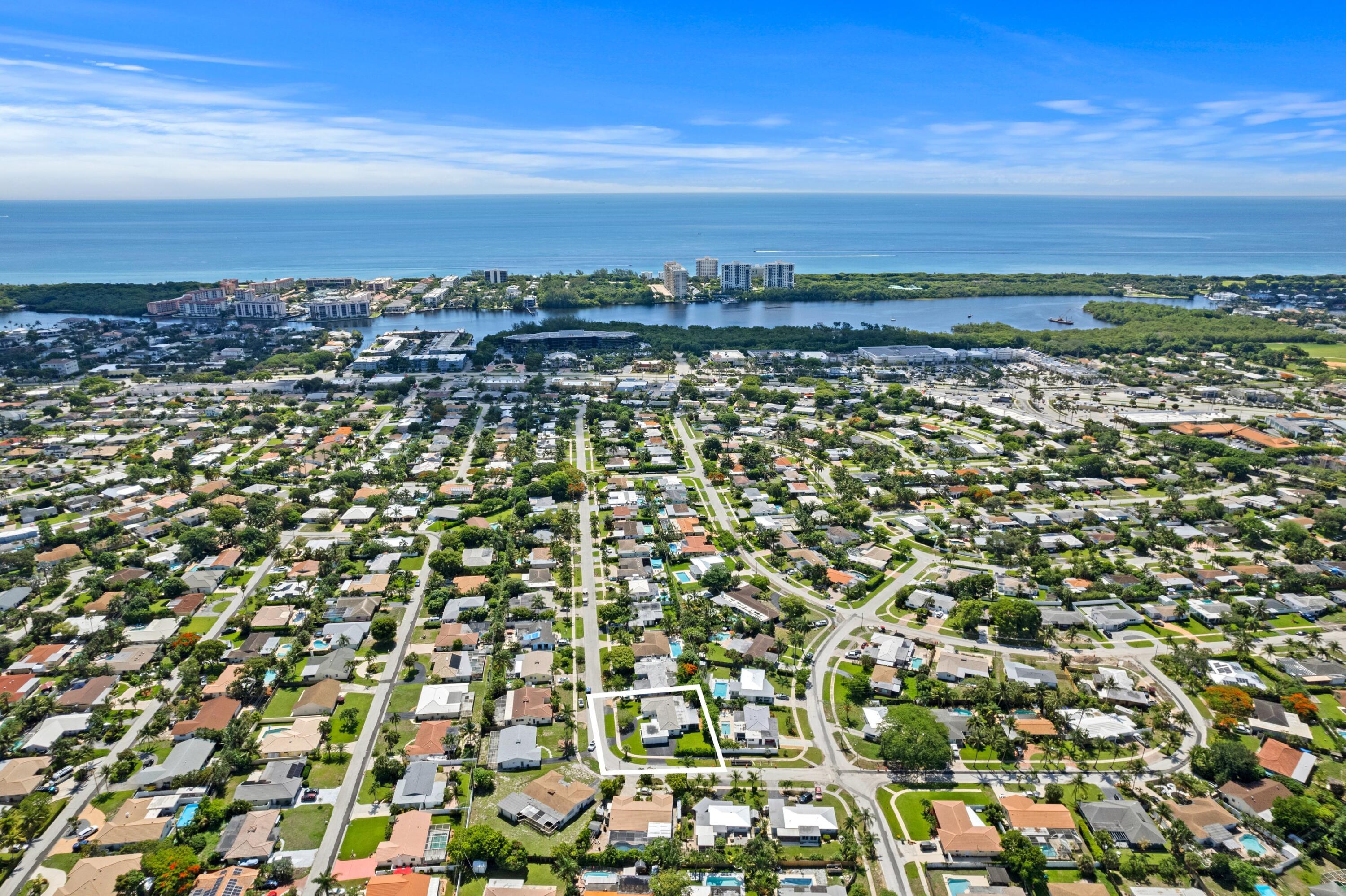 300 Northeast 24th Street Boca Raton, FL 33431 - Photo 2 of 28 Aerial Ocean View