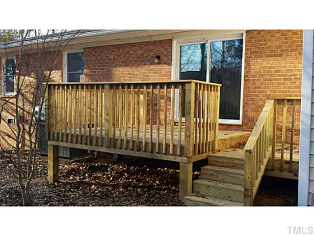 700 Chandler Road Durham, NC 27703 - Photo 3 of 16 Back Deck