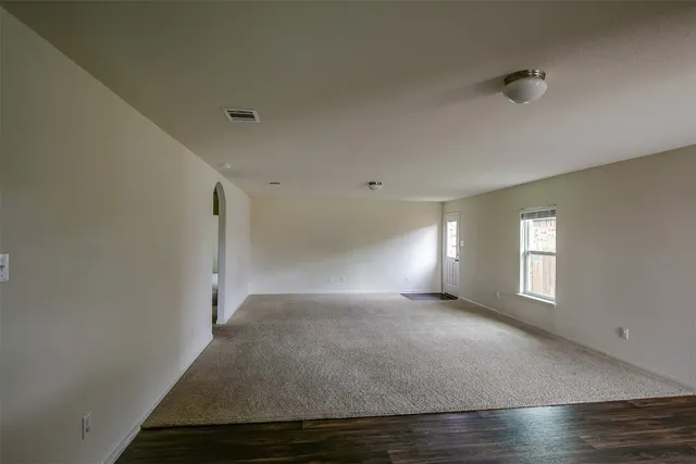 a view of a hallway with window