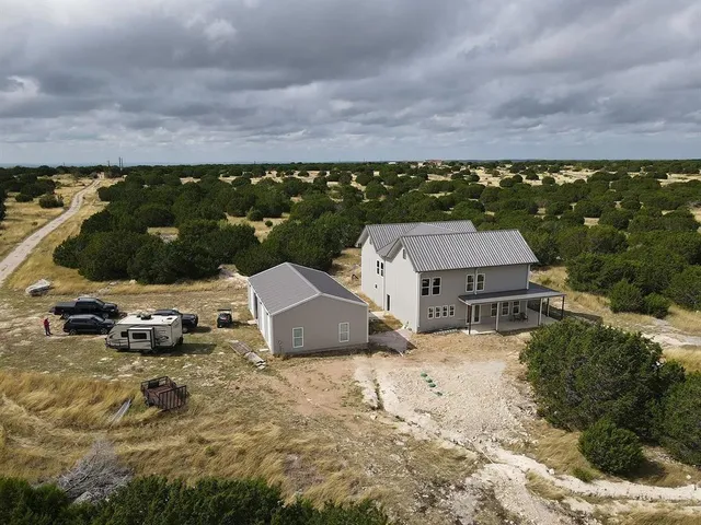 a view of a terrace with a garden