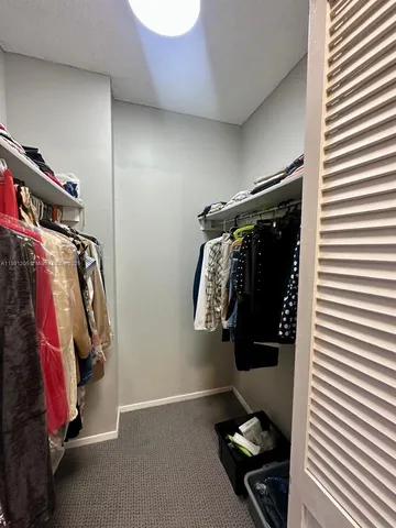 a walk in closet