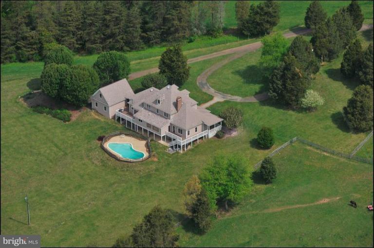 4040 Governor Almond Road Locust Grove, VA 22508 - Photo 24 of 25 Aerial View of Back of Main Home