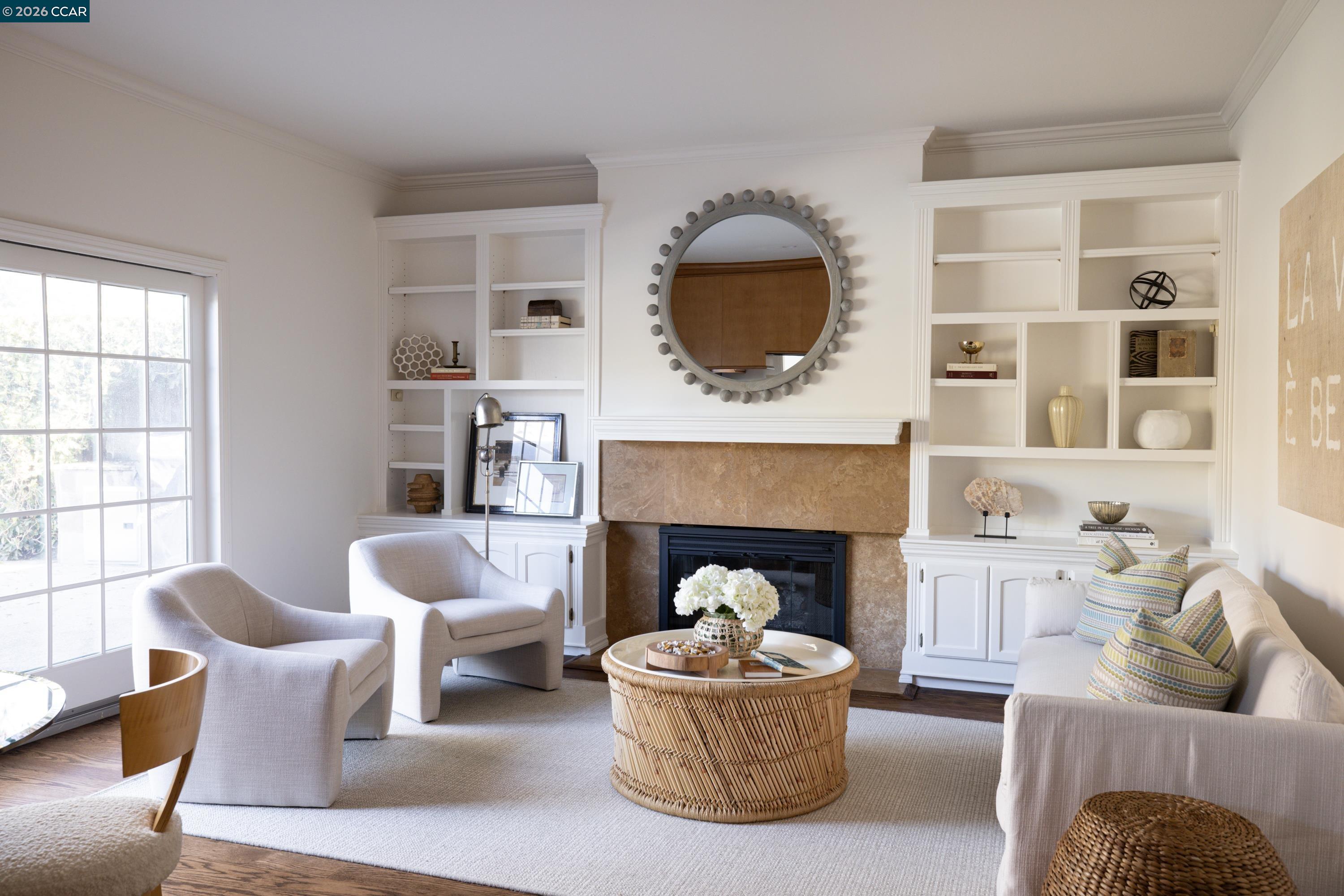 902 Kane Circle Walnut Creek, CA 94598 - Photo 18 of 40 a living room with furniture and a fireplace