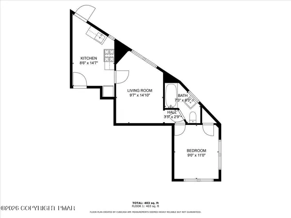 $1,200 | 147 North 9th Street, Unit 201, Stroudsburg, PA 18360