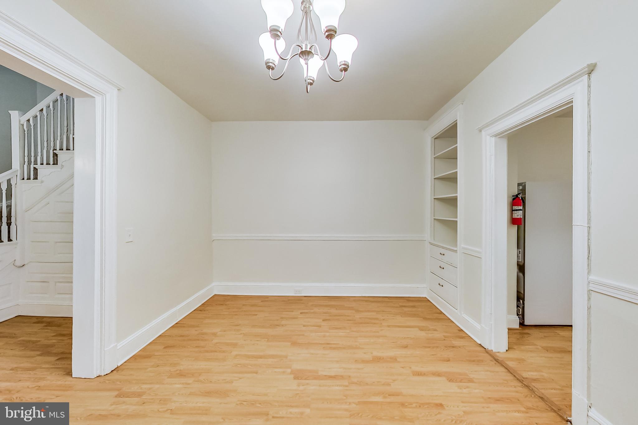 137 R Street Northeast Washington, DC 20002 - Photo 11 of 28 a view of a livingroom with an empty space