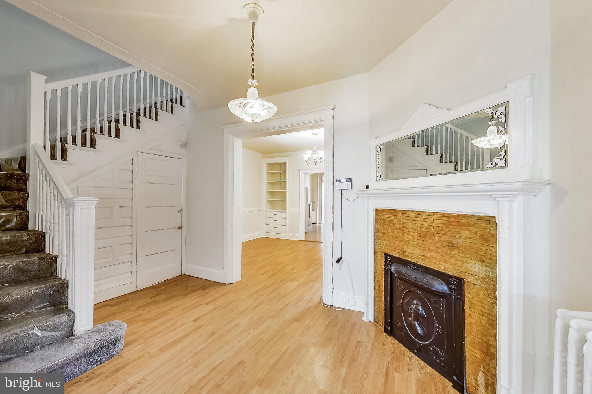 137 R Street Northeast Washington, DC 20002 - Photo 9 of 28 a view of an entryway with wooden floor