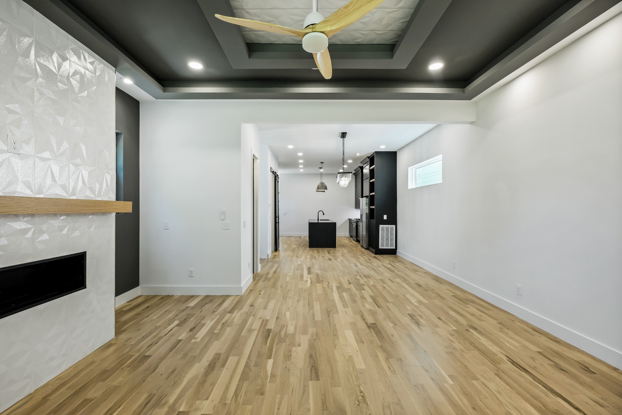 629 B Ries Avenue Nashville, TN 37209 - Photo 28 of 62 a view of empty room with wooden floor and fireplace