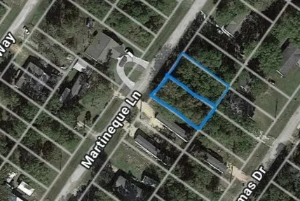 an aerial view of a multi story building