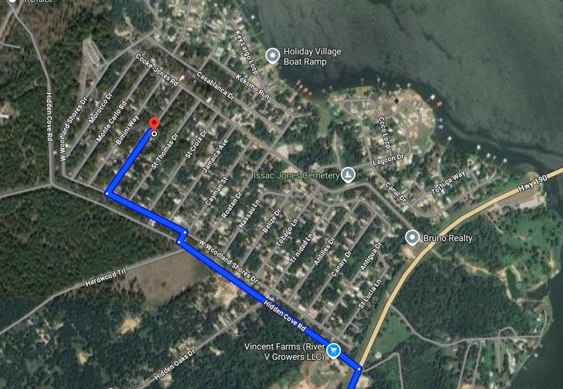 147 Martineque Lane Point Blank, TX 77364 - Photo 4 of 4 a view of water from a balcony