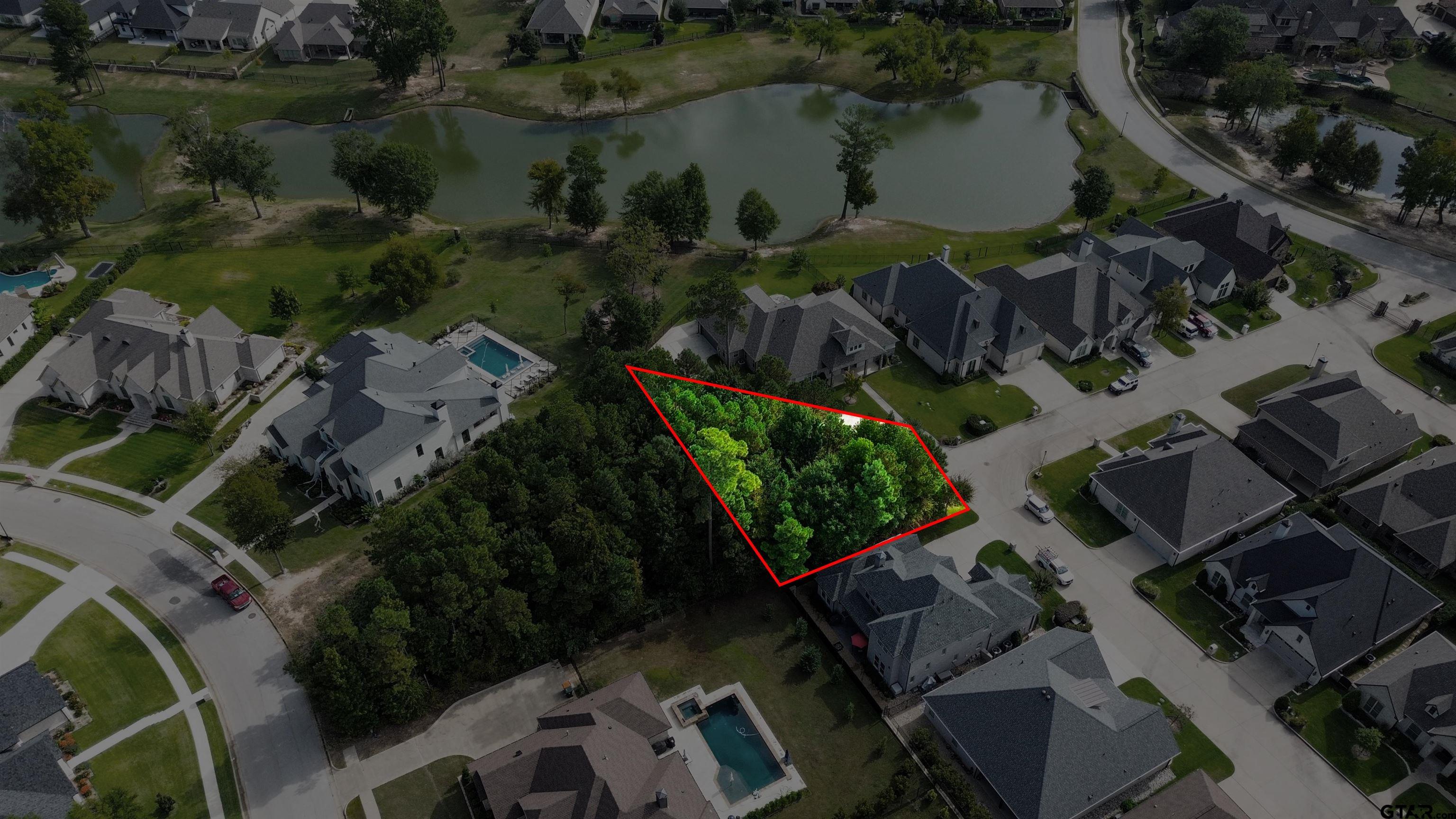 7535 Cross Gate Way Tyler, TX 75703 - Photo 14 of 17 an aerial view of a house with outdoor space and street view