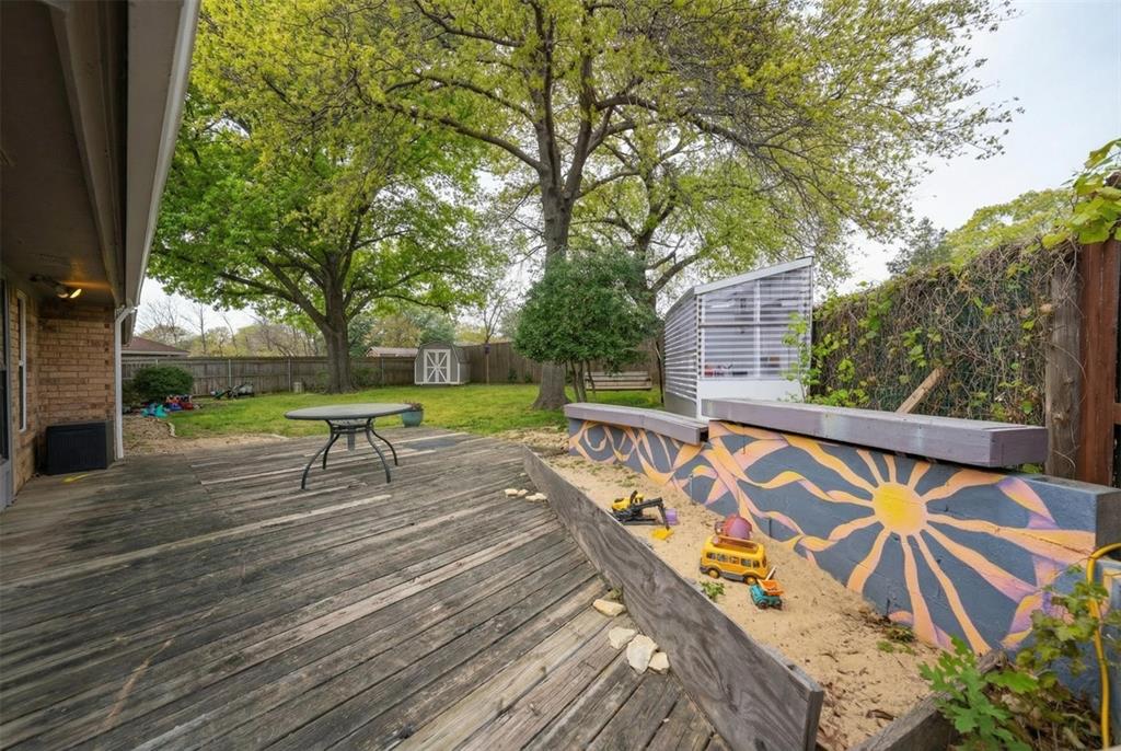 1205 Clover Hill Road Mansfield, TX 76063 - Photo 3 of 29 Sandbox off deck and greenhouse