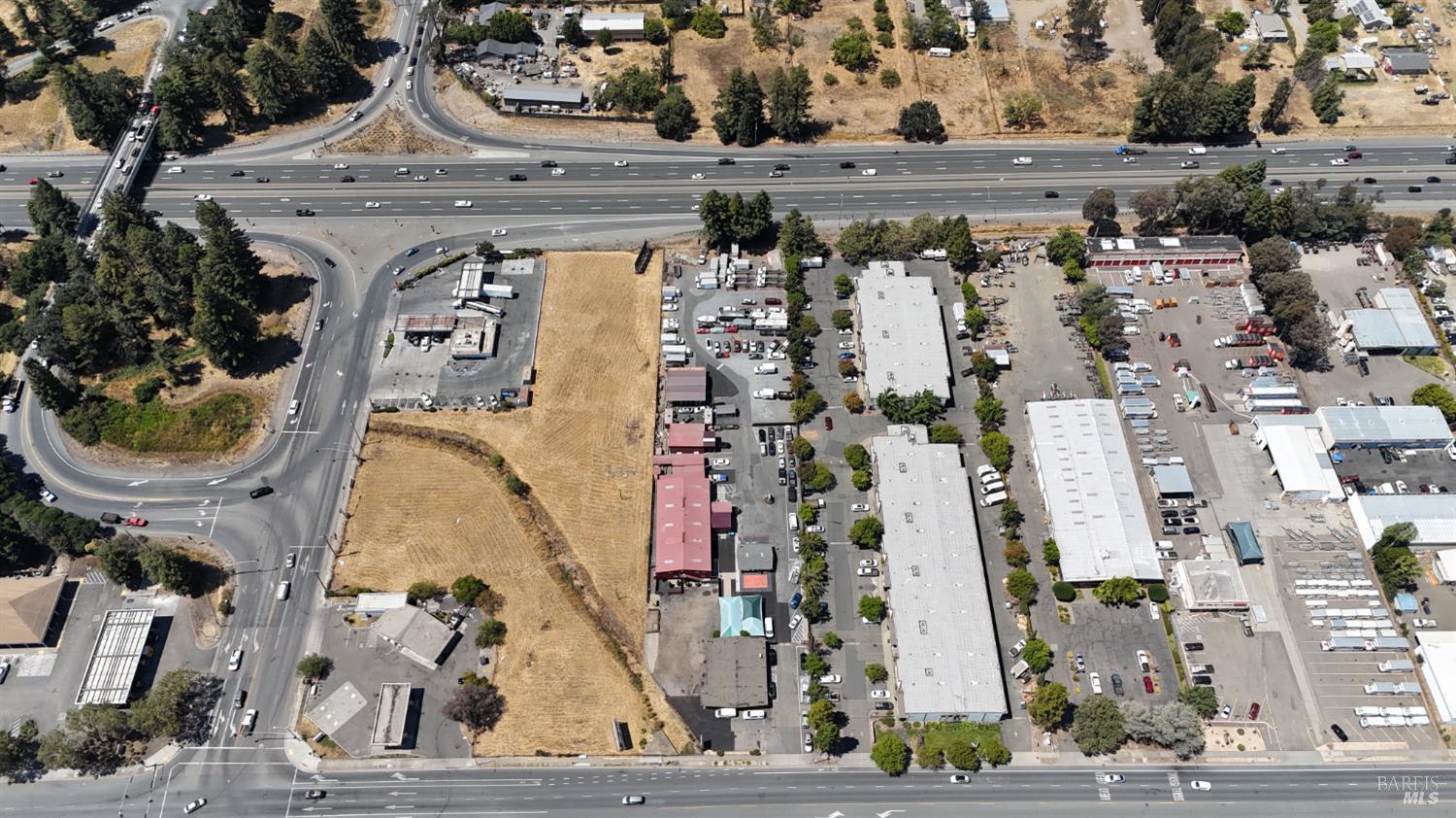 3753 Santa Rosa Avenue, Unit E Santa Rosa, CA 95407 - Photo 13 of 18 an aerial view of a highlighted house