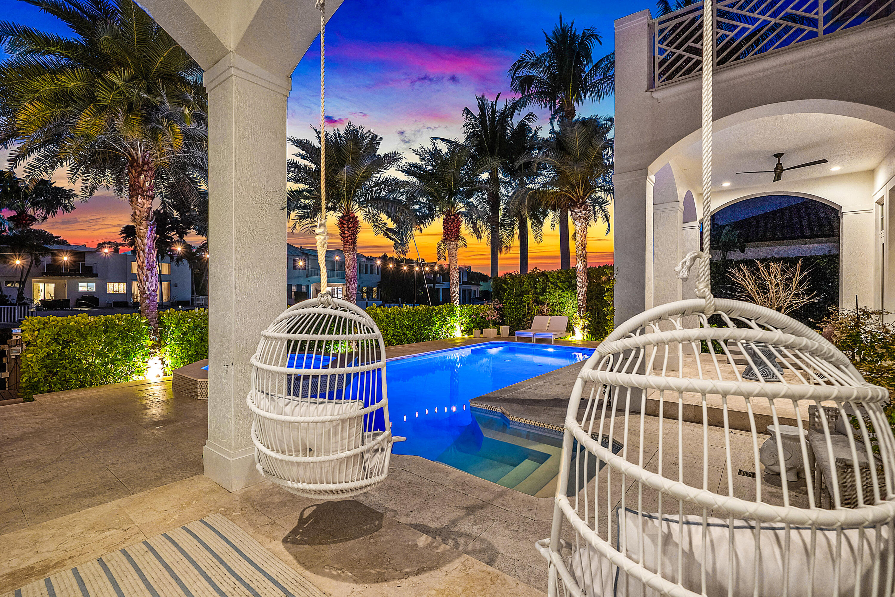 19 Harbour Drive North Ocean Ridge, FL 33435 - Photo 27 of 67 Pool Twilight