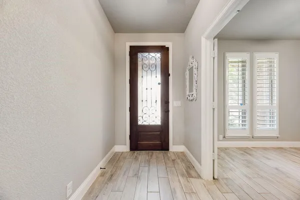 a view of an empty room