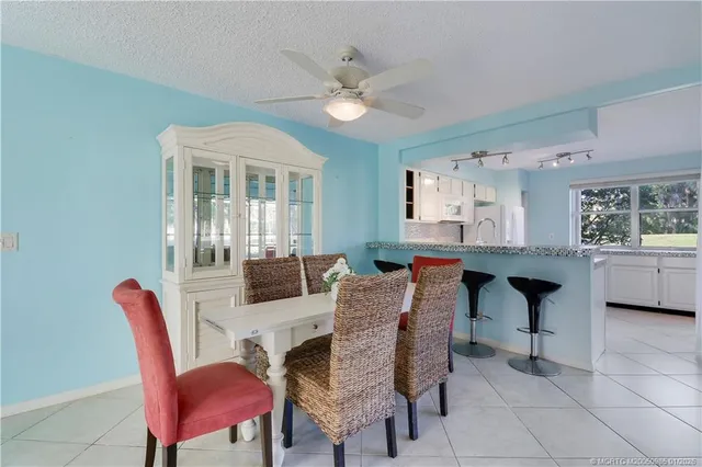 a view of yard with lake view