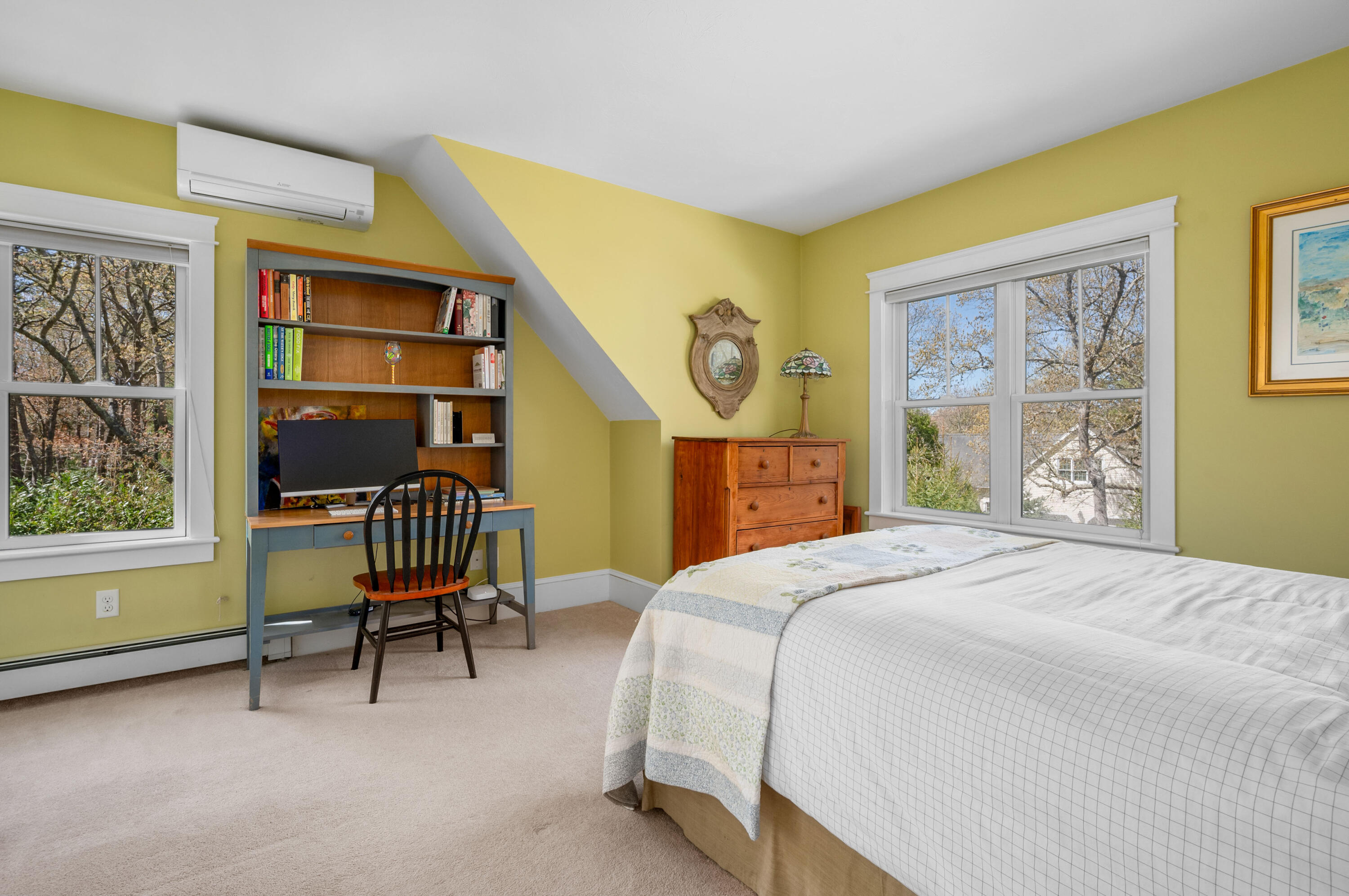 110 Clamshell Cove Road Cotuit, MA 02635 - Photo 27 of 56 a bedroom with a bed and a window