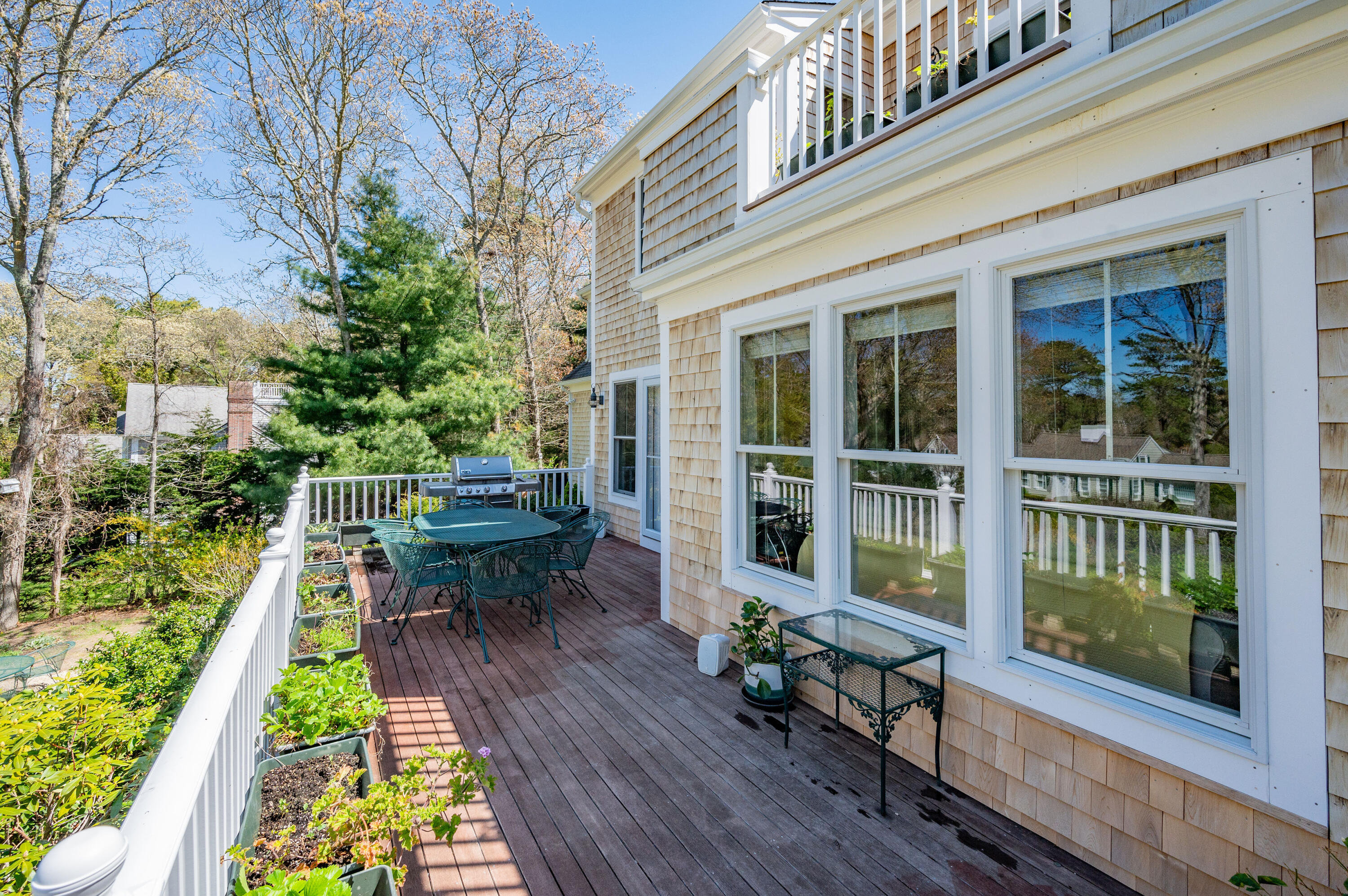 110 Clamshell Cove Road Cotuit, MA 02635 - Photo 50 of 56 a garden view with a seating space