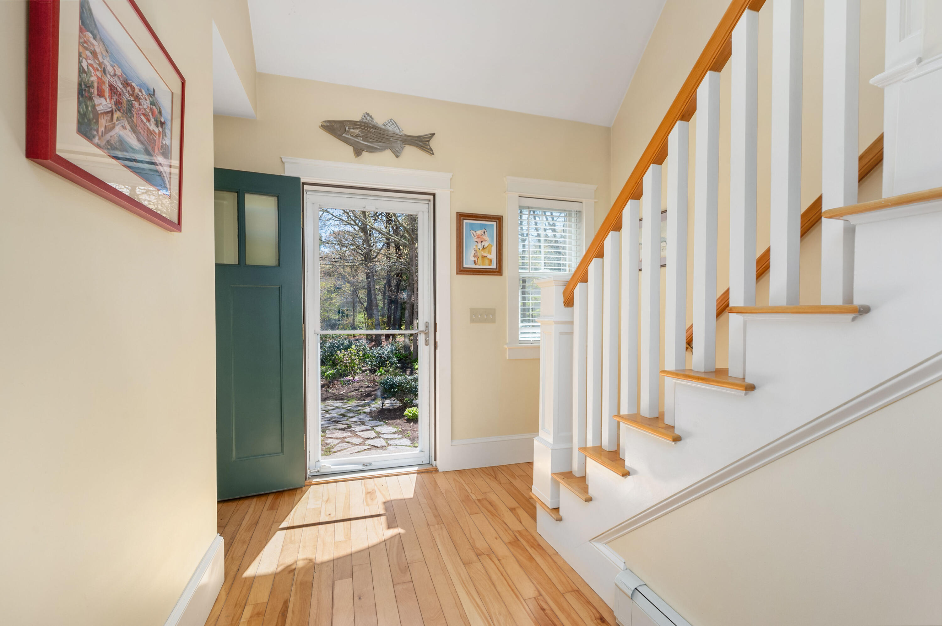 110 Clamshell Cove Road Cotuit, MA 02635 - Photo 6 of 56 a view of front door with stairs