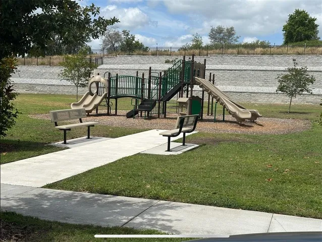 a park with kid zone
