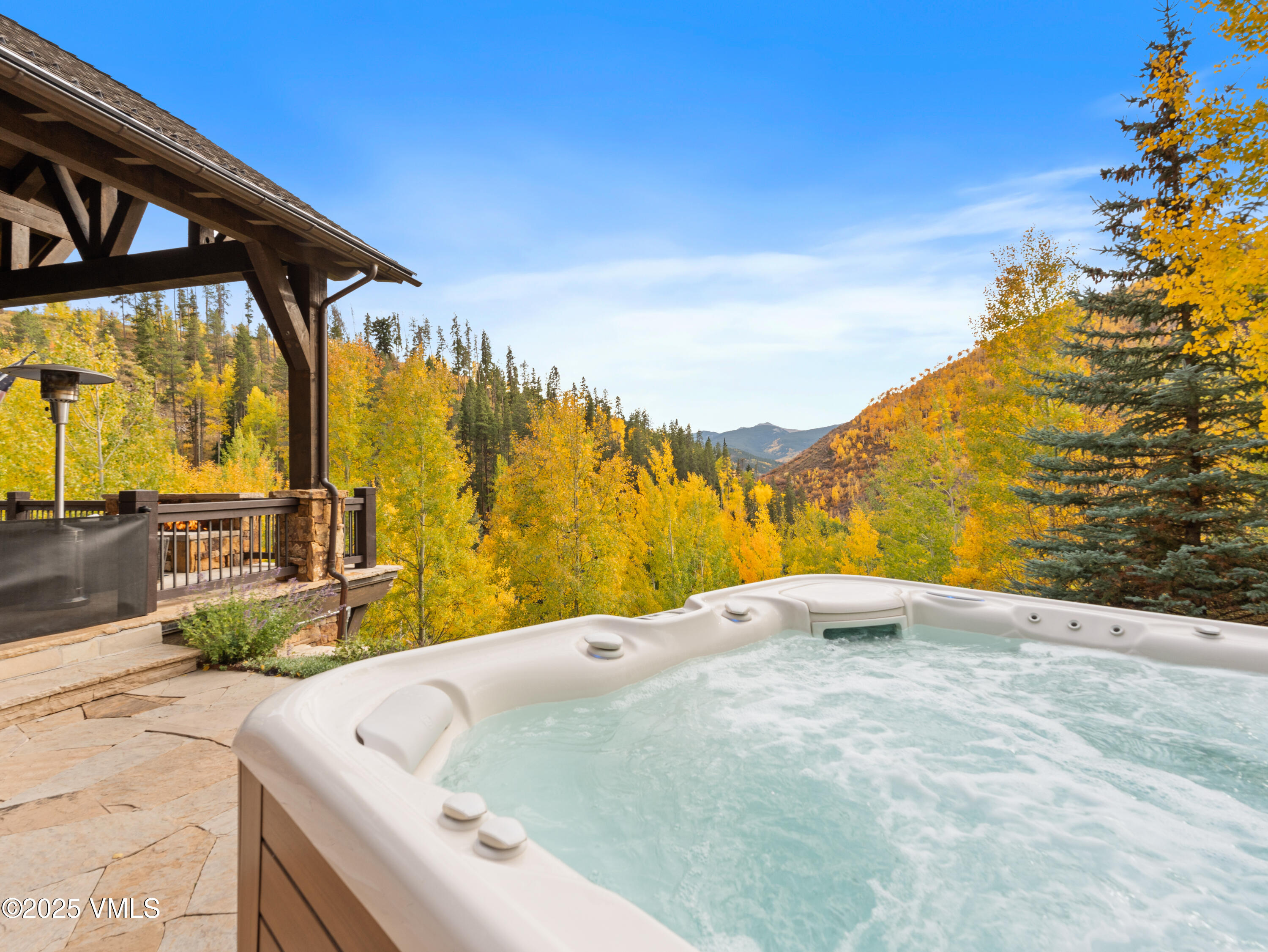 1677 Buffehr Creek Road Vail, CO 81657 - Photo 58 of 65 Spa with View
