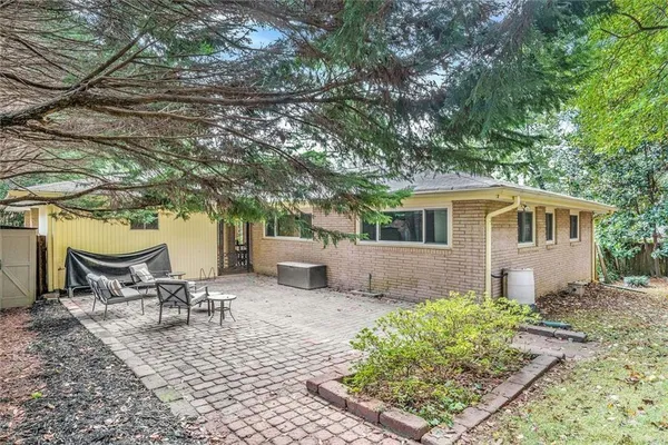 a house view with a sitting space