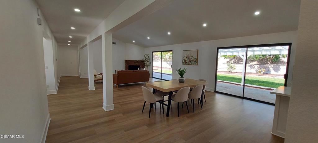 3477 Vicki Court Simi Valley, CA 93063 - Photo 7 of 23 a view of a dining room with furniture window and wooden floor
