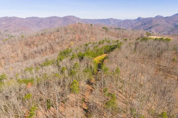 a view of a mountain in the distance